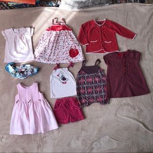 Lot of mix baby clothes - Girls Size 18 months